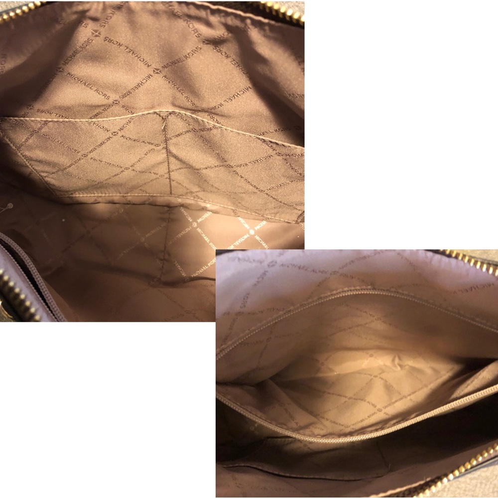 Michael Kors Eden brown signature hobo bag - Picture 11 of 12